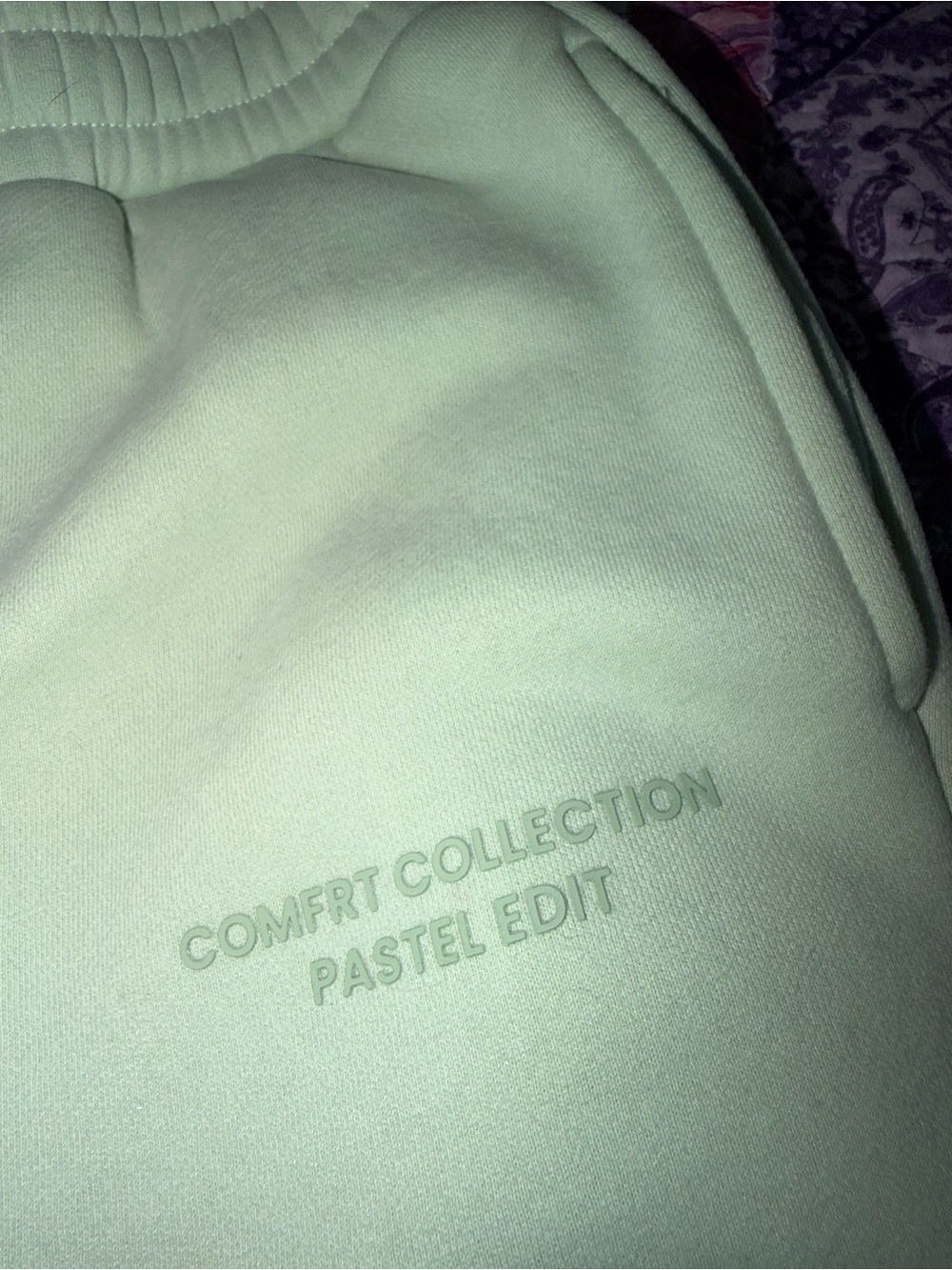 Comfrt Unisex Pastel Sweatpants Honeydew